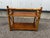 Wood Vintage Rattan Shelf on Legs, 1970s For Sale - Image 7 of 9