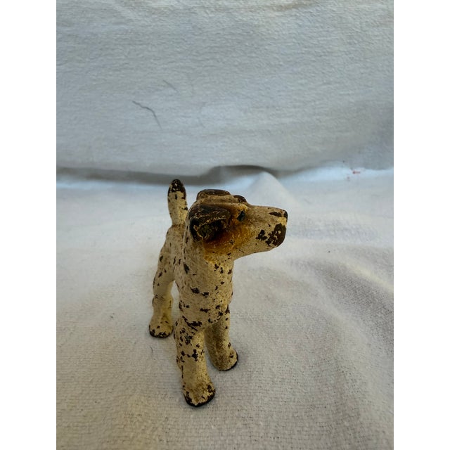 1930s Cast Iron Hubley Jack Russell Terrier For Sale - Image 9 of 11