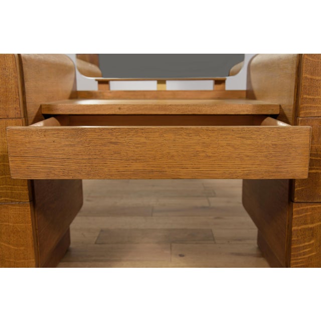 Art Deco Dressing Table, Former Czechoslovakia, 1950s For Sale - Image 4 of 18