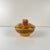 1970s Cherry Slipware Sugar Bowl from Sarreguemines, 1970s For Sale - Image 5 of 10