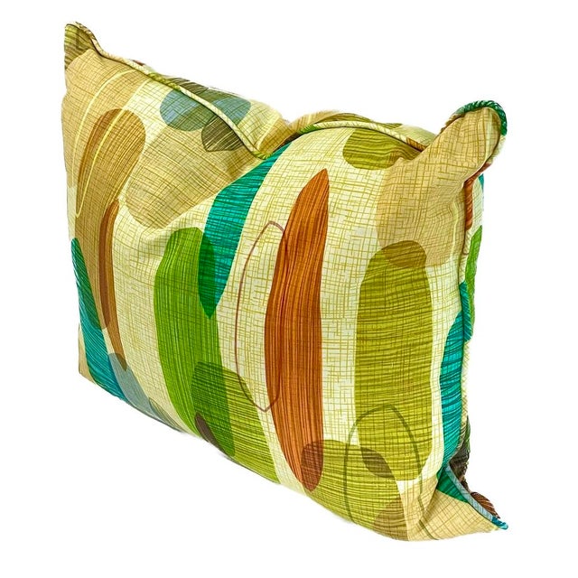 Pair of Midcentury Atomic Style Pillows For Sale - Image 4 of 6