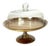 Wooden and Glass Pastry Tray by Zara Home, Set of 2 For Sale