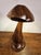 Hand-Carved Wooden Mushroom Table Lamp with Integrated Led For Sale - Image 18 of 18