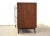 A mid century modern mahogany dresser with brass accents made by Red Lion Furniture. Professionally refinished. 60” wide....