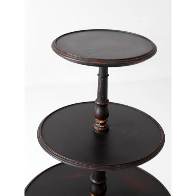 Antique Victorian Tiered Stand With Claw Feet For Sale - Image 17 of 17