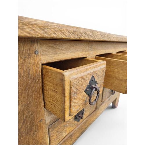 Rustic Chest of Drawers in Oak For Sale - Image 6 of 9