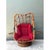 Vintage Bent Rattan Swivel Lounge Chair With Flip Down Side Tables For Sale In West Palm - Image 6 of 12