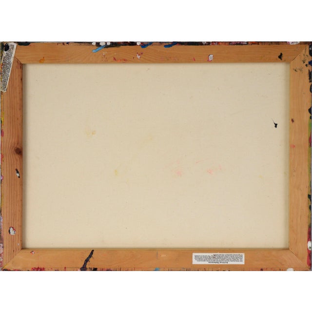 A Rose Is a Rose - Abstract Expressionist Assemblage in Acrylic on Canvas by Charles David Francis For Sale - Image 10 of 10