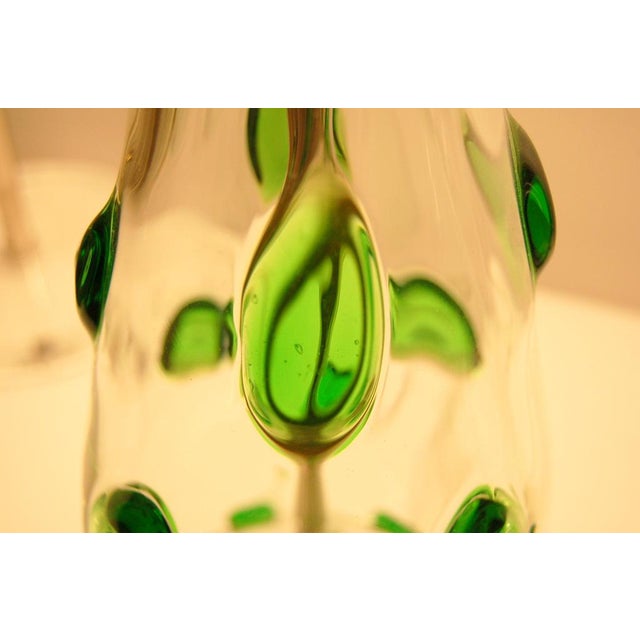 Green Prunts on Vintage Murano Lamps For Sale In Atlanta - Image 6 of 8