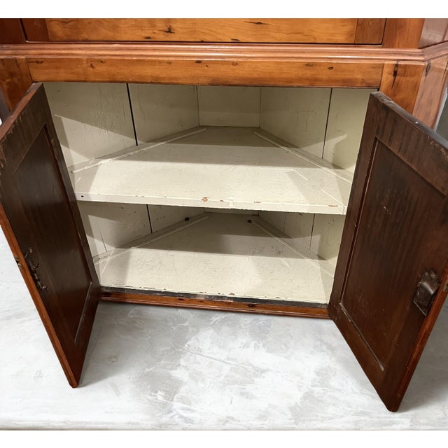 Traditional 1950s Corner Cabinet For Sale - Image 3 of 3