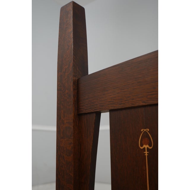 Stickley Stickley Mission Oak Harvey Ellis King Size Bed For Sale - Image 4 of 16
