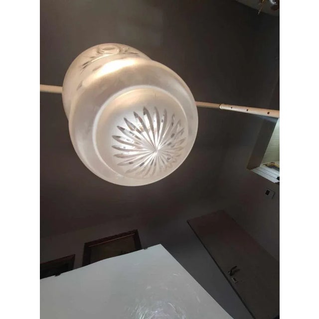 Art Nouveau Brass Chandelier, 1890s For Sale - Image 3 of 9