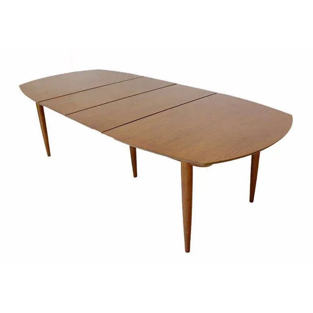 Mid-Century Modern Mid-Century Modern John Stuart Walnut Dining Table For Sale - Image 3 of 10