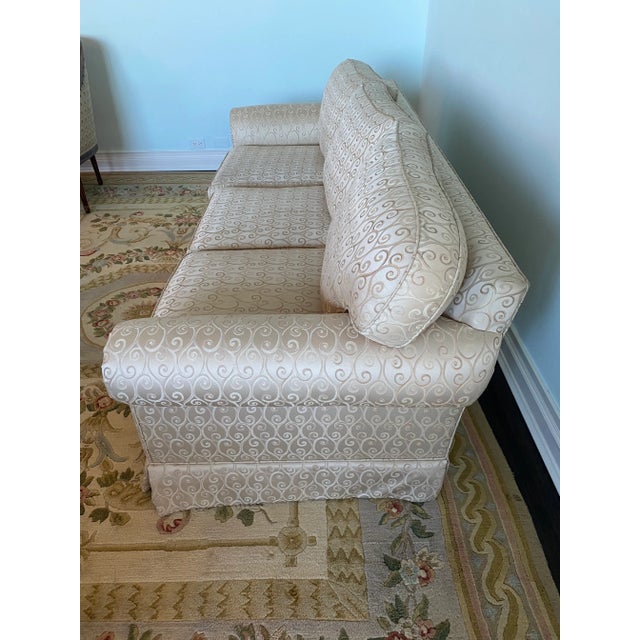 Vintage Three Cushion Rolled Arm Henredon Sofa Chairish