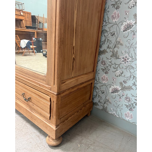 Antique Country Wardrobe in Wood, 1890s For Sale - Image 6 of 16