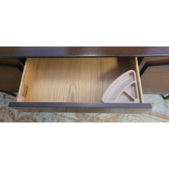 1960s Fine Mid Century Walnut Sideboard Denmark For Sale - Image 5 of 18