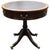 This Oxford Finish Tooled Leather Top Kindel Drum Table blends classic elegance with practical utility, featuring a...