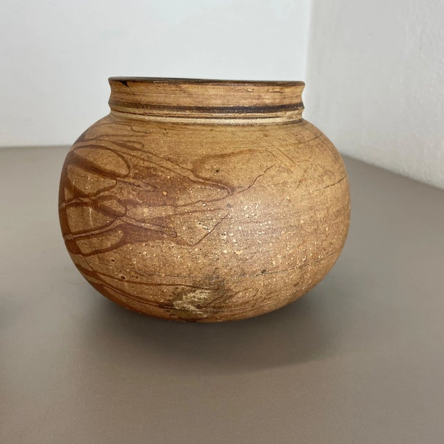 Ceramic Studio Pottery Vase from Gerhard Liebenthron, Germany, 1980s, Set of 2 For Sale - Image 4 of 18