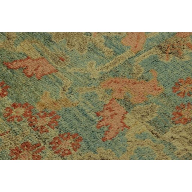 Late 18th Century Antique Persian Sultanabad Fragment Runner With Floral Medallions For Sale - Image 5 of 7