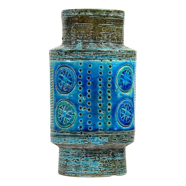 Small Italian Ceramic Vase by Aldo Londi for Bitossi, 1960s For Sale