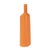 Kenneth Ludwig Chicago Orange Valencia Askewed Short Bottle Vase For Sale - Image 4 of 11