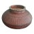 Antique Chinese Finely Woven Bamboo Basket With Carved Floral Collar, Early 20th Century For Sale