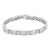 Elegant and timeless, this gorgeous 14K white gold alternating station tennis bracelet features 5.0 carat total weight of...