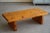 Swedish Modern Square Solid Pine Coffee Table attributed to Sven Larsson, Brutalist, 1970s For Sale - Image 9 of 11