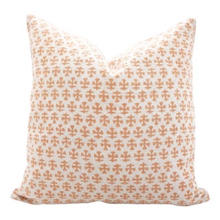 Fabdivine Cozy Throw Pillow Covers Handmade Block Print for Bedroom & Living Room Size 24x24- Bindika For Sale