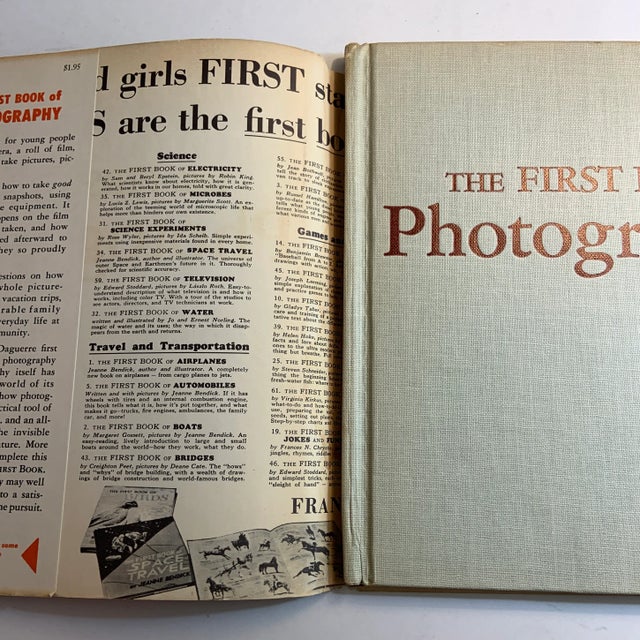 Mid-Century Modern 1950s the First Book of Photography Book by John Hoke For Sale - Image 3 of 13