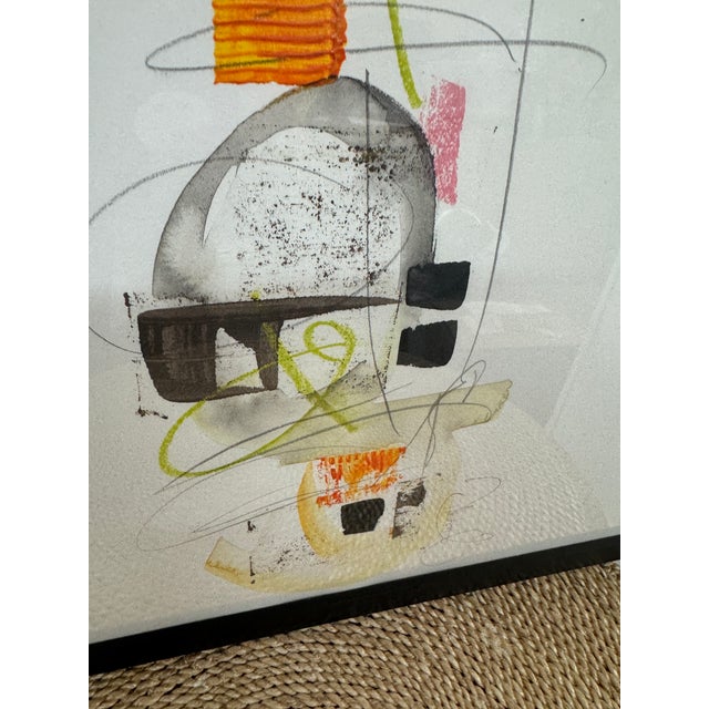Paint Isabel Wyatt Citrus Totem Original Painting, Signed For Sale - Image 7 of 12