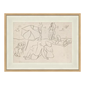 Carrier & Company for Soicher Marin 'Seaside II' Framed Figurative Print