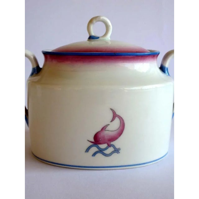 Ceramic Porcelain Set by Gio Ponti for Richard Ginori, 1930s, Set of 3 For Sale - Image 7 of 10