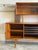 Brown In Style of Svend Aage Larsen for Faarup Mobelfabrik Danish Teak Tambour Credenza With Glass Display Hutch Danish Vintage 1960s For Sale - Image 8 of 16