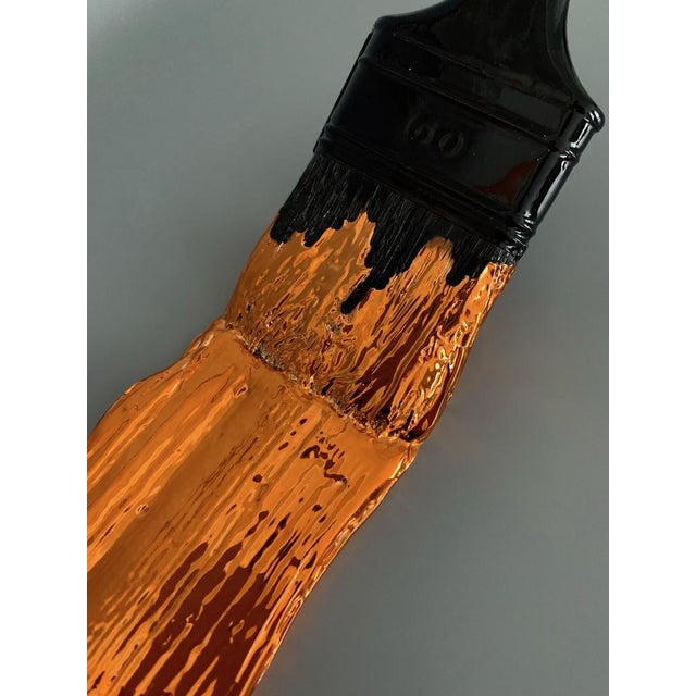 Santicri, Orange Brush, 2025, Resin For Sale - Image 4 of 5