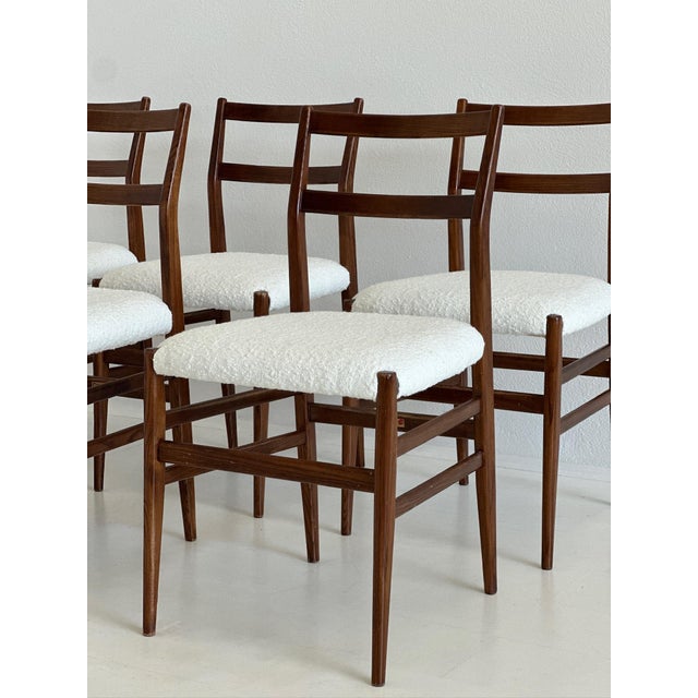 Leggera Dining Chairs by Gio Ponti for Cassina, 1950s, Set of 6 For Sale - Image 9 of 15