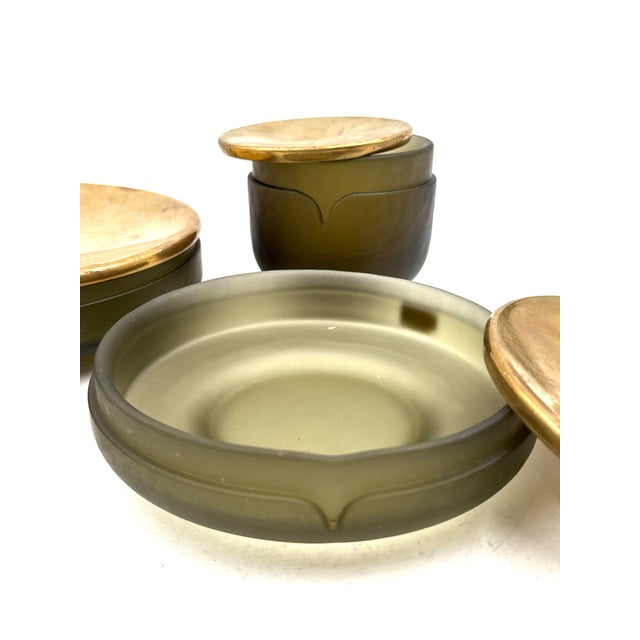Yellow Murano Glass Smoking Set, VeArt, Italy 1970 For Sale - Image 10 of 18