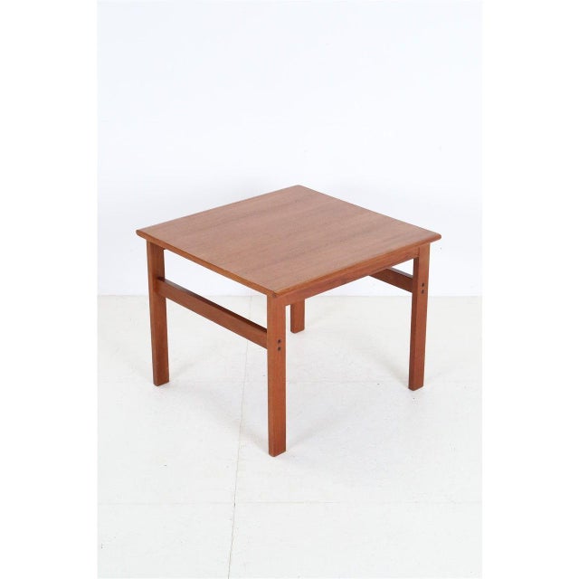 Mid-Century Modern Capella Teak Side Table by Illum Wikkelsø for Niels Eilersen, 1960s For Sale - Image 10 of 10