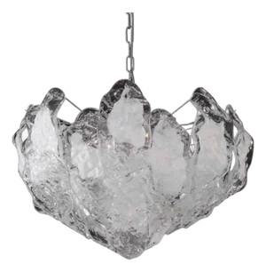 21st Century Curved Leaves Chandelier by Fabio LTD