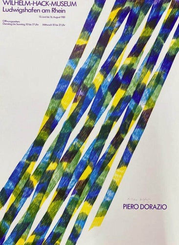 Piero Dorazio, Poster for P. Dorazio's Exhibition in Herrenhof