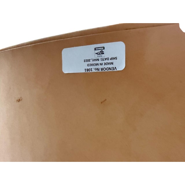 Tan Sol & Luna Tan Leather and Iron Counter Stool For Sale - Image 8 of 9