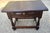 English Antique Hand Hewn Side Table With Drawer and Pegged Construction For Sale - Image 3 of 8