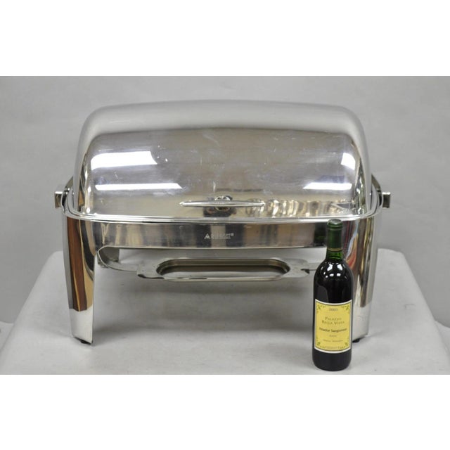 Pre-owned Sunnex Stainless Steel Rolling Chafing Dish Buffet Chafer Catering Server (Believed to be 8.5L, unconfirmed)....