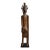 Antique Old Senufo Hunter Figure Sculpture W/Mask For Sale