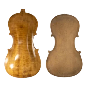 19th or 20th Century Decorative Violin Luthier Molds or Forms