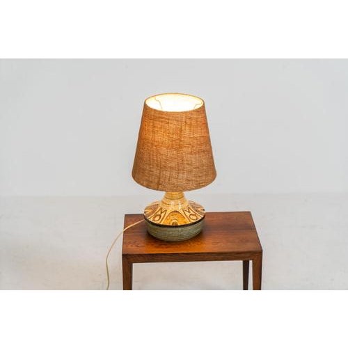 Ceramic Table Lamp by Søholm for Bornholmsk For Sale - Image 3 of 9