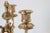 French Louis XVI Style Three Arm Brass Candelabra For Sale - Image 3 of 9