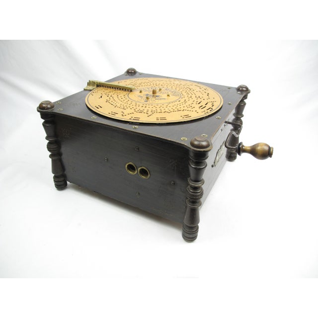 Ariston Music Box Player With Punched Paper Records Chairish