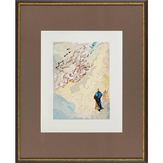 1960s Salvador Dali, The Paradise, Canto 20: The Sixth Sphere of Jupiter, 1960, Woodcut Print For Sale - Image 5 of 5