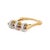 Not Yet Made - Made To Order 18k Solid Gold Contemporary Ruby Diamond Spinner Band Ring Size 7 For Sale - Image 5 of 10